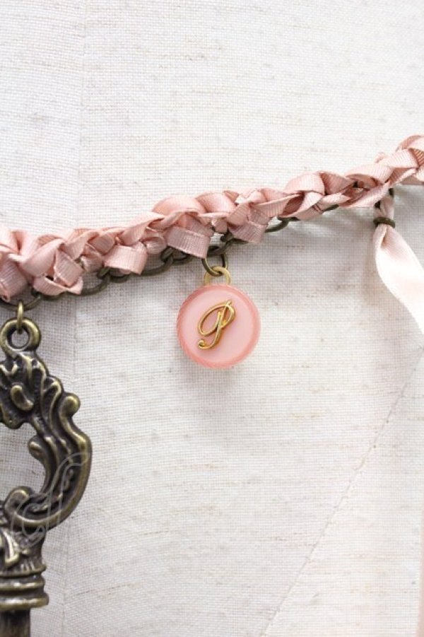 画像5: PINK HOUSE / 鍵ハートチェーンベルト  ピンク T-25-10-29-033-LO-AC-SA-ZT (5)