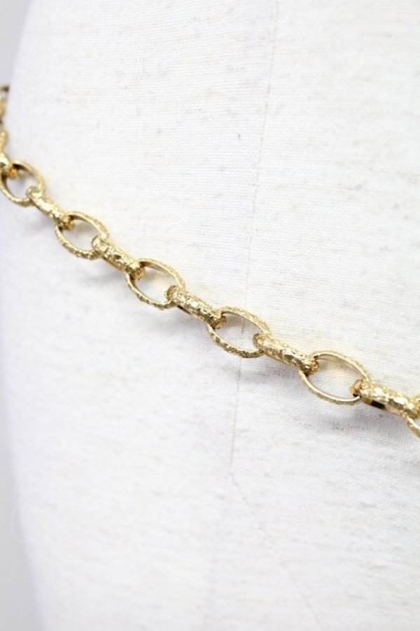 画像4: INGEBORG / カメリアチェーンベルト  ゴールド T-25-10-29-035-LO-AC-SA-ZT (4)