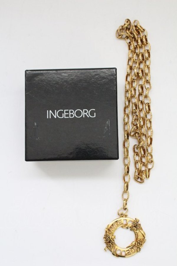 画像6: INGEBORG / カメリアチェーンベルト  ゴールド T-25-10-29-035-LO-AC-SA-ZT (6)