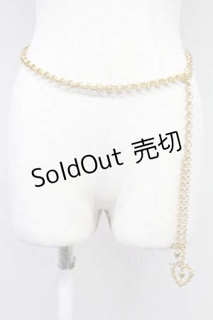 画像: KETTY / ハートチェーンベルト  ゴールド T-25-10-29-036-EL-AC-SA-ZT432