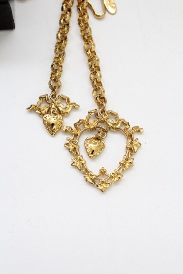 画像4: KETTY / ハートチェーンベルト  ゴールド T-25-10-29-036-EL-AC-SA-ZT (4)