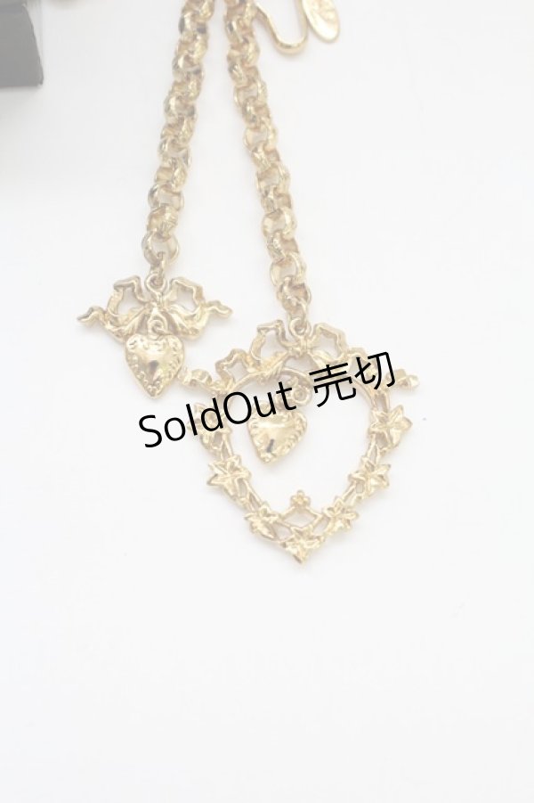 画像4: KETTY / ハートチェーンベルト  ゴールド T-25-10-29-036-EL-AC-SA-ZT432 (4)