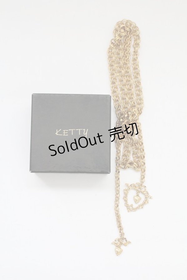 画像5: KETTY / ハートチェーンベルト  ゴールド T-25-10-29-036-EL-AC-SA-ZT432 (5)