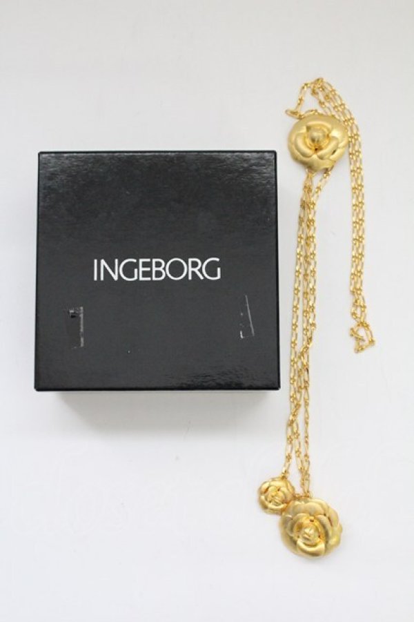 画像5: INGEBORG / ローズまるモチーフチェーンベルト  ゴールド T-25-10-29-037-LO-AC-SA-ZT (5)