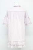 画像2: PINK HOUSE / ローズレース半袖チュニックブラウス  ラベンダー T-25-10-29-001-LO-BL-SA-ZT (2)