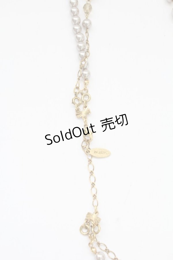 画像5: INGEBORG / フラワーパールチェーンネックレス  ピンクＸゴールド T-25-10-29-044-LO-AC-SA-ZT (5)