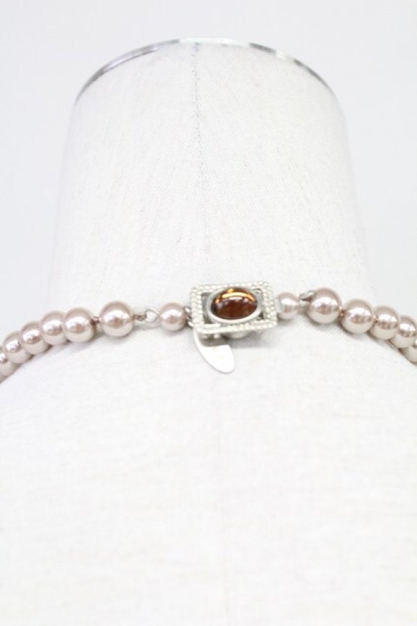 画像2: INGEBORG / パールネックレス  ピンクＸシルバー T-25-10-29-048-LO-AC-SA-ZT (2)