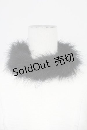 画像: PINK HOUSE / ファーチョーカー  黒 T-25-10-29-052-LO-AC-SA-ZT