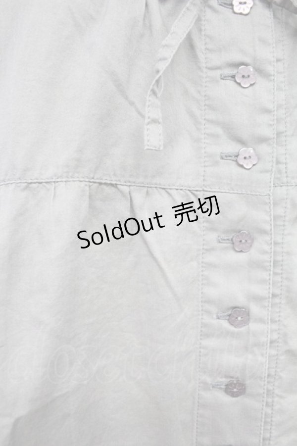 画像6: 【SALE】PINK HOUSE / ローズプリント切替半袖チュニックワンピース  パープル T-25-10-29-004-LO-OP-SA-ZT430 (6)