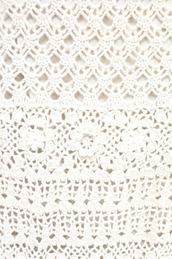 画像3: INGEBORG / レースニットスカート  アイボリー T-25-10-29-006-LO-SK-SA-ZT (3)