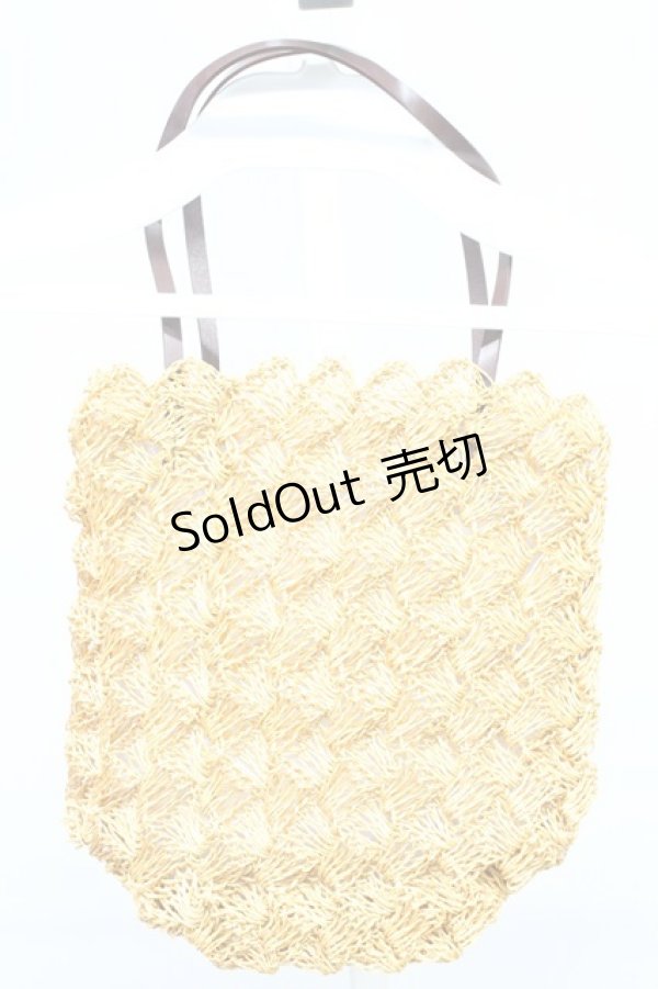 画像2: PINK HOUSE / 麦わらコサージュ付きミニバッグ  オレンジ T-25-10-29-011-LO-BG-SA-ZT (2)