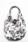 画像1: INGEBORG / 薔薇プリントハンドバッグ  グレー T-25-10-29-012-LO-BG-SA-ZT (1)