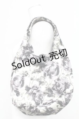 画像: 【SALE】INGEBORG / 薔薇プリントハンドバッグ  グレー T-25-10-29-012-LO-BG-SA-ZTK026