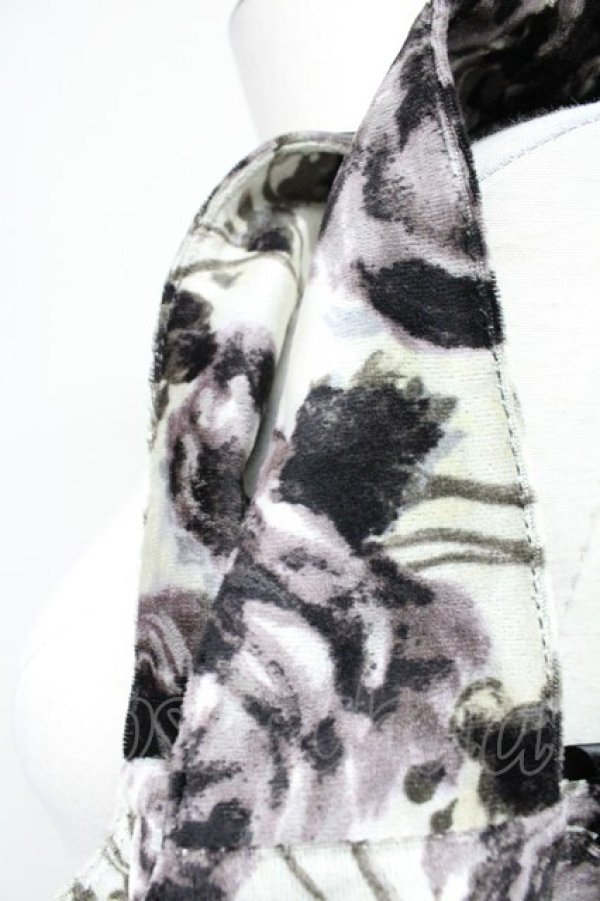 画像5: INGEBORG / 薔薇プリントハンドバッグ  グレー T-25-10-29-012-LO-BG-SA-ZT (5)