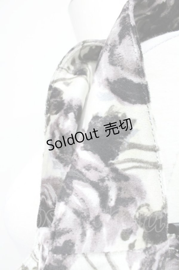 画像5: 【SALE】INGEBORG / 薔薇プリントハンドバッグ  グレー T-25-10-29-012-LO-BG-SA-ZTK026 (5)