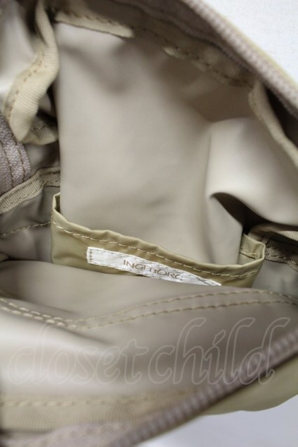 画像6: INGEBORG / ナイロンポシェット  ベージュ T-25-10-29-014-LO-BG-SA-ZT (6)