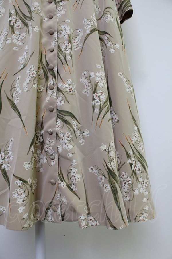 画像4: INGEBORG / 鈴蘭プリントセーラーワンピース  アイボリー T-25-10-30-023-LO-OP-SA-ZT (4)