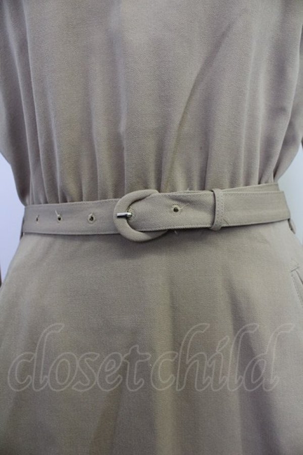 画像4: PINK HOUSE / セーラー襟長袖ワンピース  ブラウン T-25-10-30-024-LO-OP-SA-ZT (4)