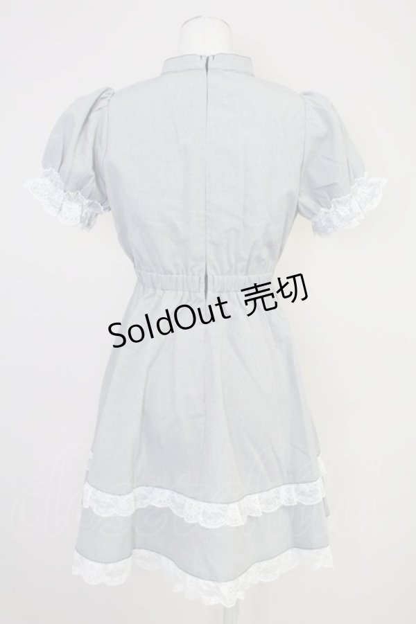 画像2: Honey Cinnamon / チョーカーネックワンピース  黒Ｘ白 T-25-10-30-025-LO-OP-SA-ZI (2)