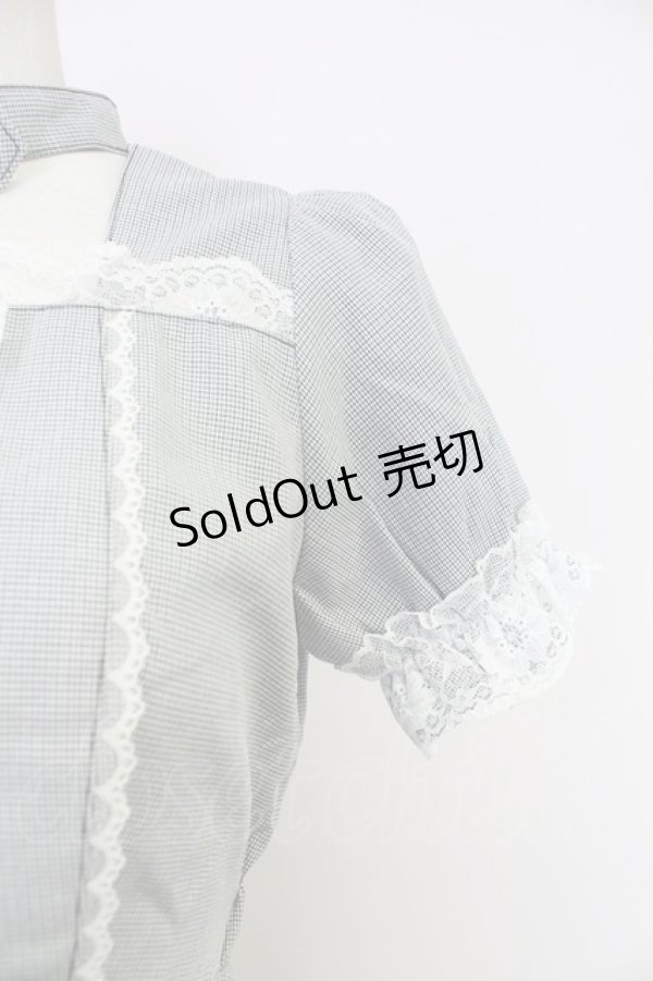 画像4: Honey Cinnamon / チョーカーネックワンピース  黒Ｘ白 T-25-10-30-025-LO-OP-SA-ZI (4)