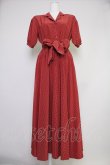 画像1: PINK HOUSE / ドット半袖シャツワンピース  赤Ｘ白 T-25-10-30-026-LO-OP-SA-ZT (1)
