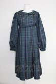 画像1: FLC / MINA*タータンチェックワンピース S グリーンチェック T-25-10-30-028-LO-OP-SA-ZI (1)