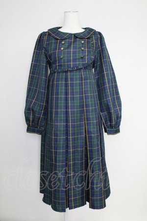画像: FLC / MINA*タータンチェックワンピース S グリーンチェック T-25-10-30-028-LO-OP-SA-ZT