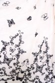 画像3: axes femme / 蝶々刺繍チュールスカート  アイボリーＸ黒 T-25-10-30-035-AX-SK-SA-ZT (3)