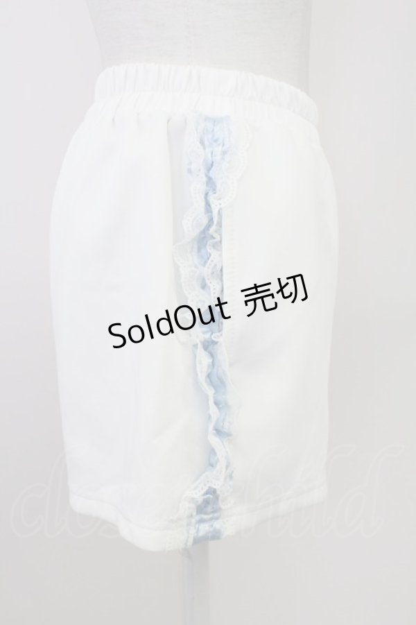 画像4: ACDC RAG / 月ジャージショーパン  白Ｘサックス T-25-10-30-036-PU-PA-SA-ZI (4)