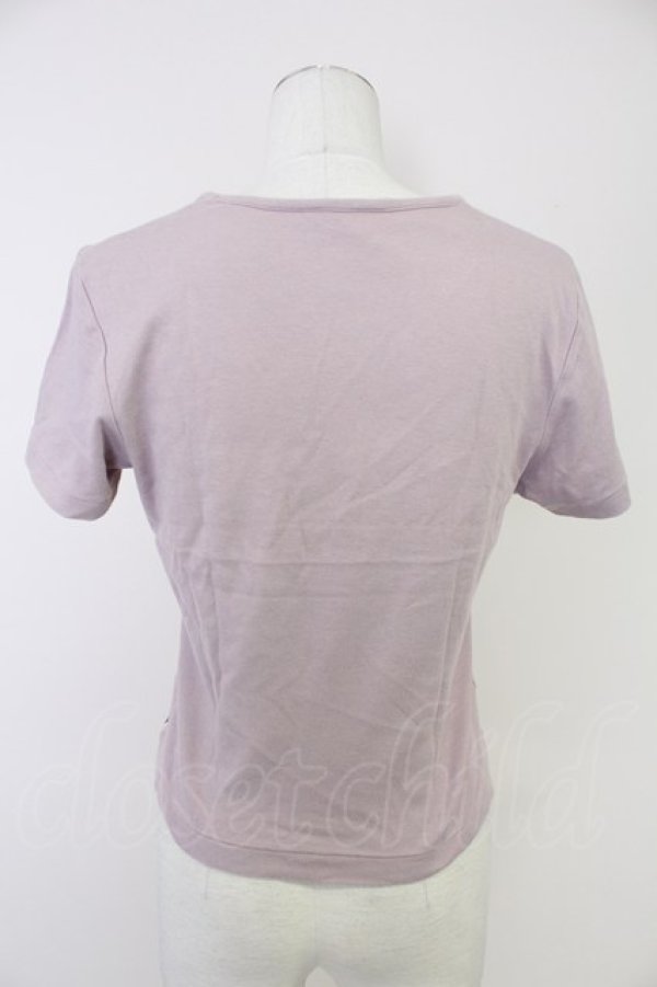 画像2: INGEBORG / ロゴプリント半袖カットソー  ピンク T-25-10-30-005-LO-TO-SA-ZI (2)