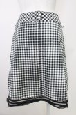 画像2: MILK / ギンガムチェックスカート  黒Ｘ白 T-25-10-30-038-ML-SK-SA-ZI (2)
