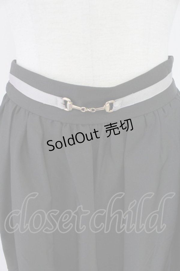 画像4: axes femme POETIQUE / 星座刺繍ビットデザインスカート  黒 T-25-10-30-040-AX-SK-SA-ZI (4)