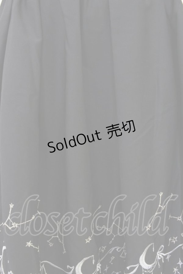 画像5: axes femme POETIQUE / 星座刺繍ビットデザインスカート  黒 T-25-10-30-040-AX-SK-SA-ZI (5)