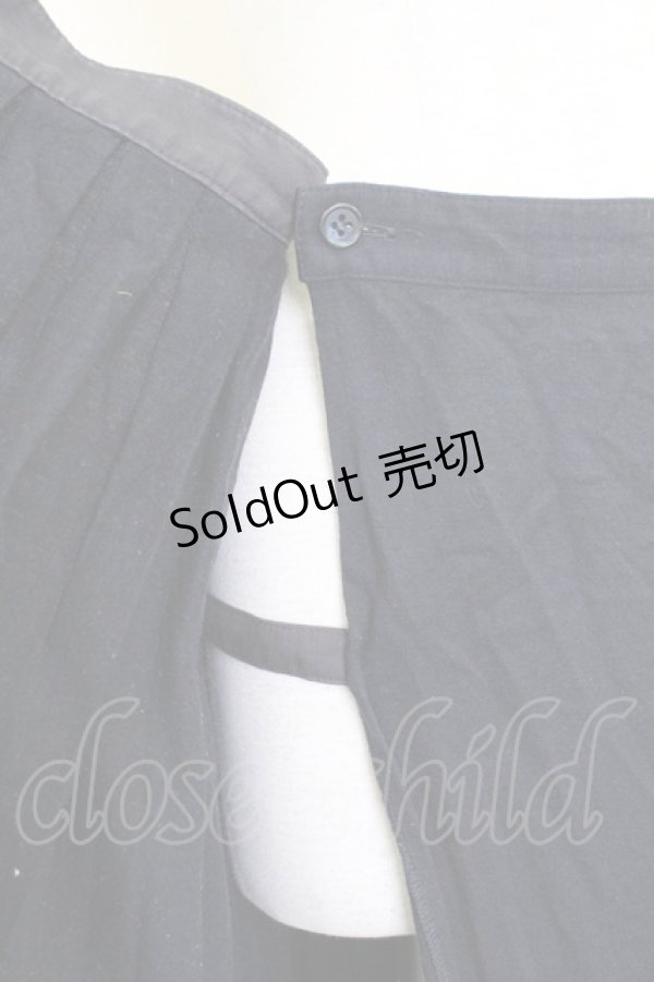 画像4: Jane Marple Dans Le Salon / サイドベルト巻きスカート  黒 T-25-10-30-041-JM-SK-SA-ZI (4)