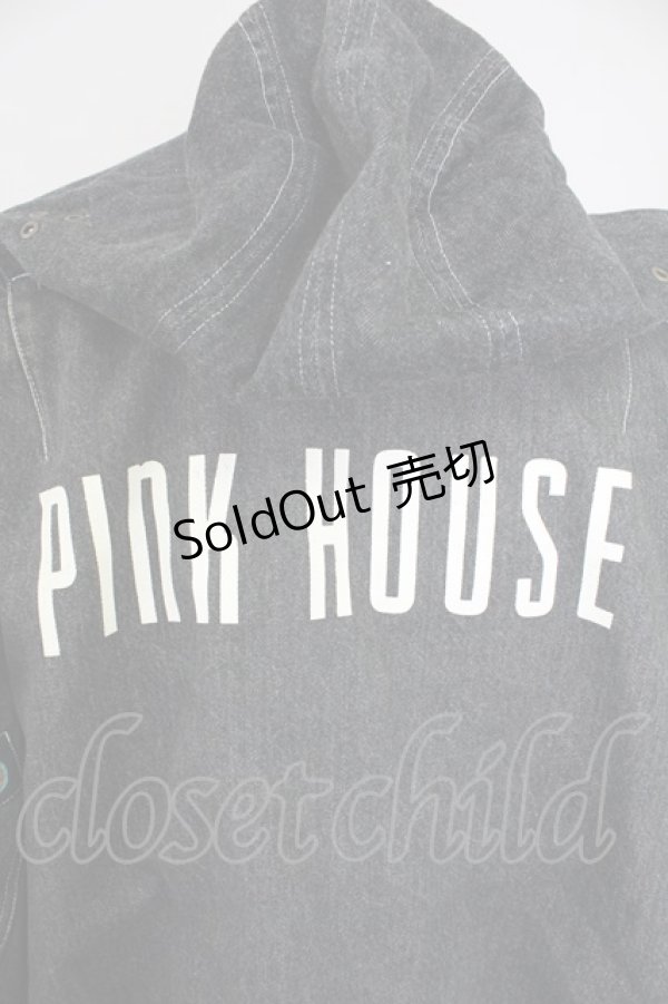 画像3: PINK HOUSE / ワッペンデニムブルゾン  黒デニム T-25-10-30-043-LO-JA-SA-ZI (3)
