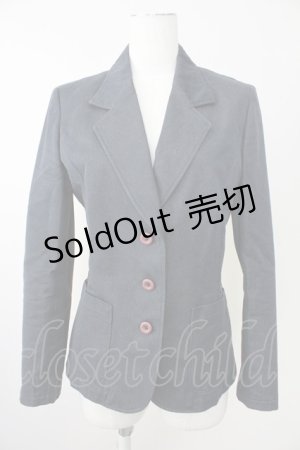 画像: INGEBORG / 3つボタンジャケット  ネイビー T-25-10-30-044-LO-JA-SA-ZI