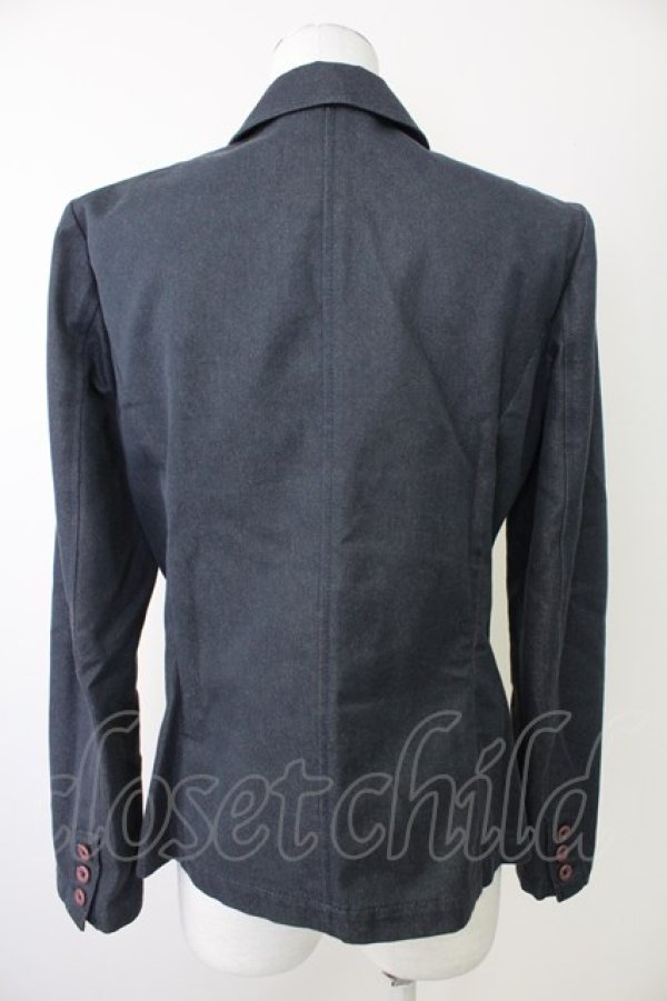 画像2: INGEBORG / 3つボタンジャケット  ネイビー T-25-10-30-044-LO-JA-SA-ZI (2)