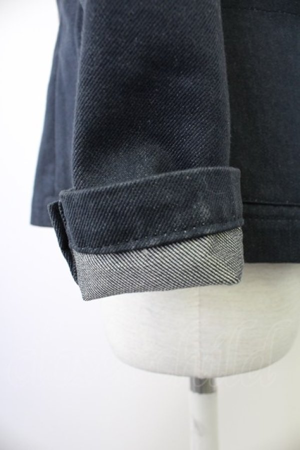 画像3: INGEBORG / 3つボタンジャケット  ネイビー T-25-10-30-044-LO-JA-SA-ZI (3)