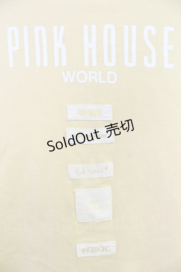 画像3: PINK HOUSE / 後ろロゴワッペン半袖カットソー L イエロー T-25-10-30-010-LO-TO-SA-ZT195 (3)