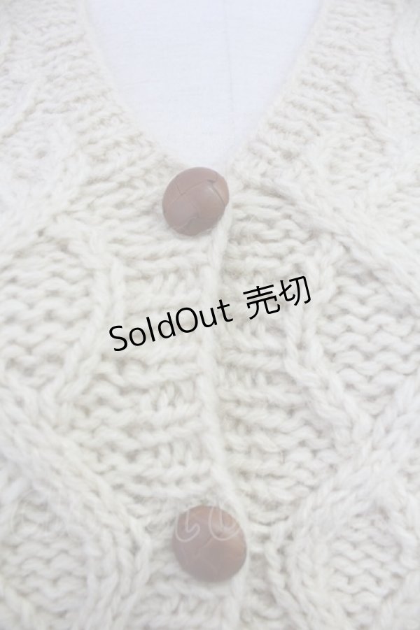 画像3: PINK HOUSE / ニットベスト  アイボリー T-25-10-30-011-LO-TO-SA-ZI (3)