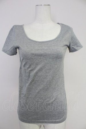 画像: PINK HOUSE / シンプル半袖カットソー  グレー T-25-10-30-012-LO-TO-SA-ZT