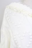 画像3: Secret Honey / ハートパールボタンフードニットカーディガン  白 T-25-11-06-022-CA-TO-SA-ZT (3)