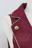 画像3: Amavel / Royal Princeの勲章ベスト  ボルドーＸ黒 T-25-11-06-023-CA-JA-SA-ZT (3)
