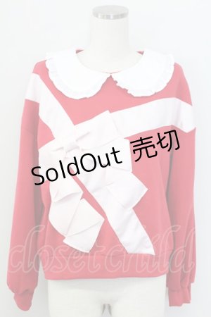 画像: Ank Rouge / プレゼントリボントップス  赤ＸピンクＸ白 T-25-11-06-024-CA-TO-SA-ZI