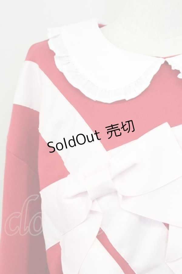 画像3: Ank Rouge / プレゼントリボントップス  赤ＸピンクＸ白 T-25-11-06-024-CA-TO-SA-ZI (3)