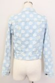 画像2: Emily Temple cute / ドットデニムジャケット  サックス T-25-11-06-026-ET-JA-SA-ZI (2)
