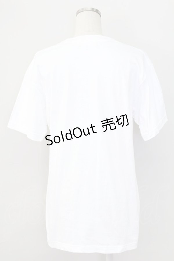 画像2: Enchantlic Enchantilly / 眼帯ねこTシャツ M 白 T-25-11-06-003-LO-TO-SA-ZT (2)