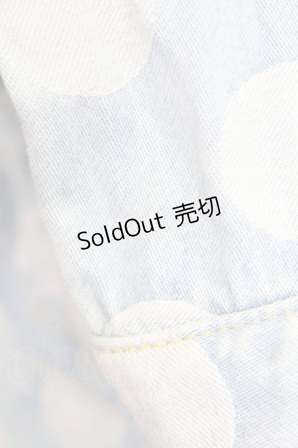 画像5: Emily Temple cute / ドットデニムジャケット  サックス T-25-11-06-026-ET-JA-SA-ZI (5)