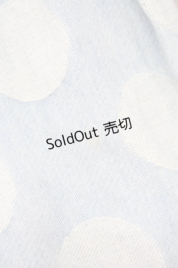 画像6: Emily Temple cute / ドットデニムジャケット  サックス T-25-11-06-026-ET-JA-SA-ZI (6)