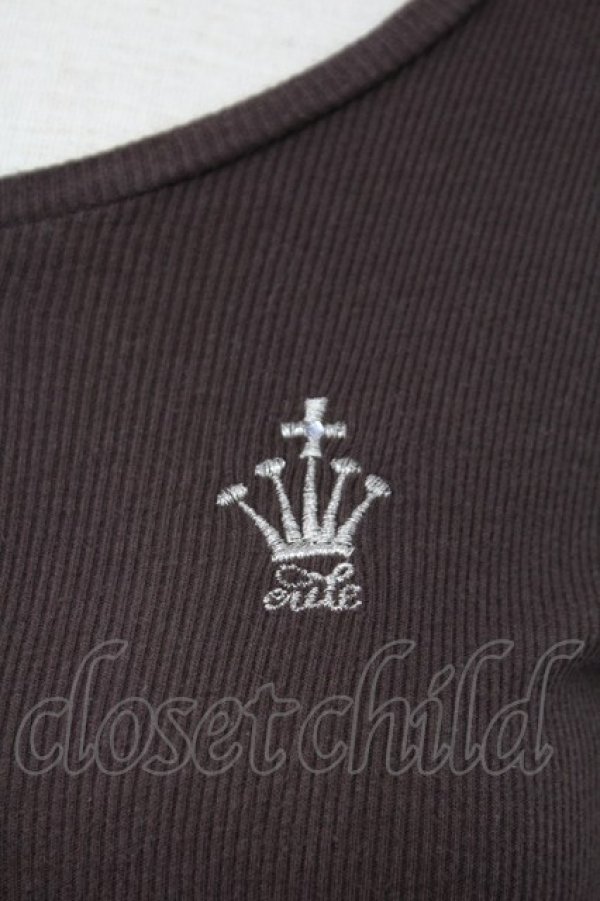 画像3: Emily Temple cute / キャサリンカーディガン  ブラウン T-25-11-06-027-ET-TO-SA-ZI (3)